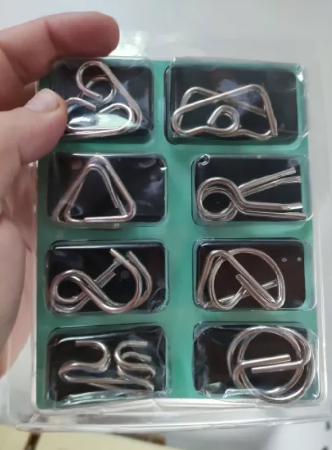 SpiralPuzzle 8-частен метален пъзел комплект - Image 9