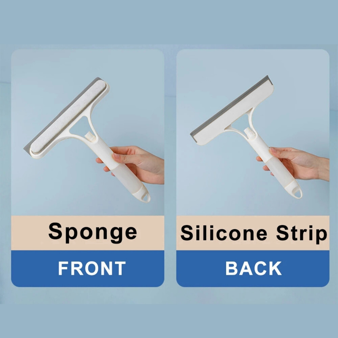 Squeegee, 3в1 почистващ инструмент за пръскане, гъба и чистачка - Image 5