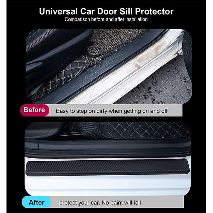 Stickers4Car, защитни стикери за прагове на автомобил (4 бр.) - Image 9