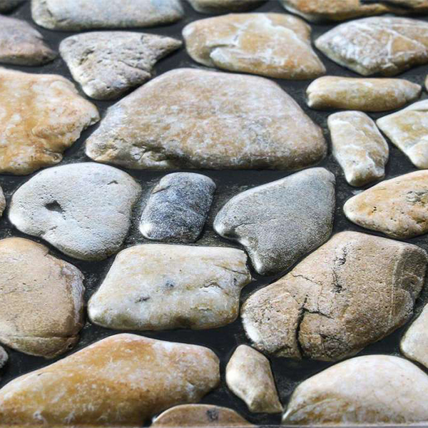Stones3DWallpaper, триизмерни стикери за стена с имитация на камък (10 бр.) - Image 2