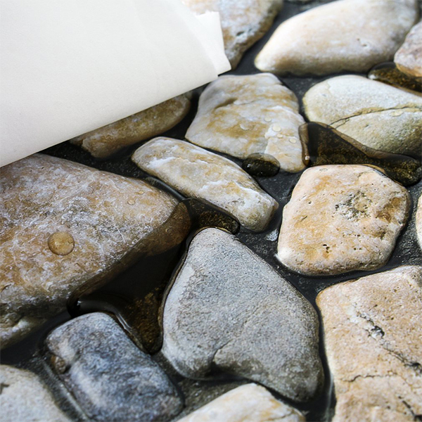 Stones3DWallpaper, триизмерни стикери за стена с имитация на камък (10 бр.) - Image 10