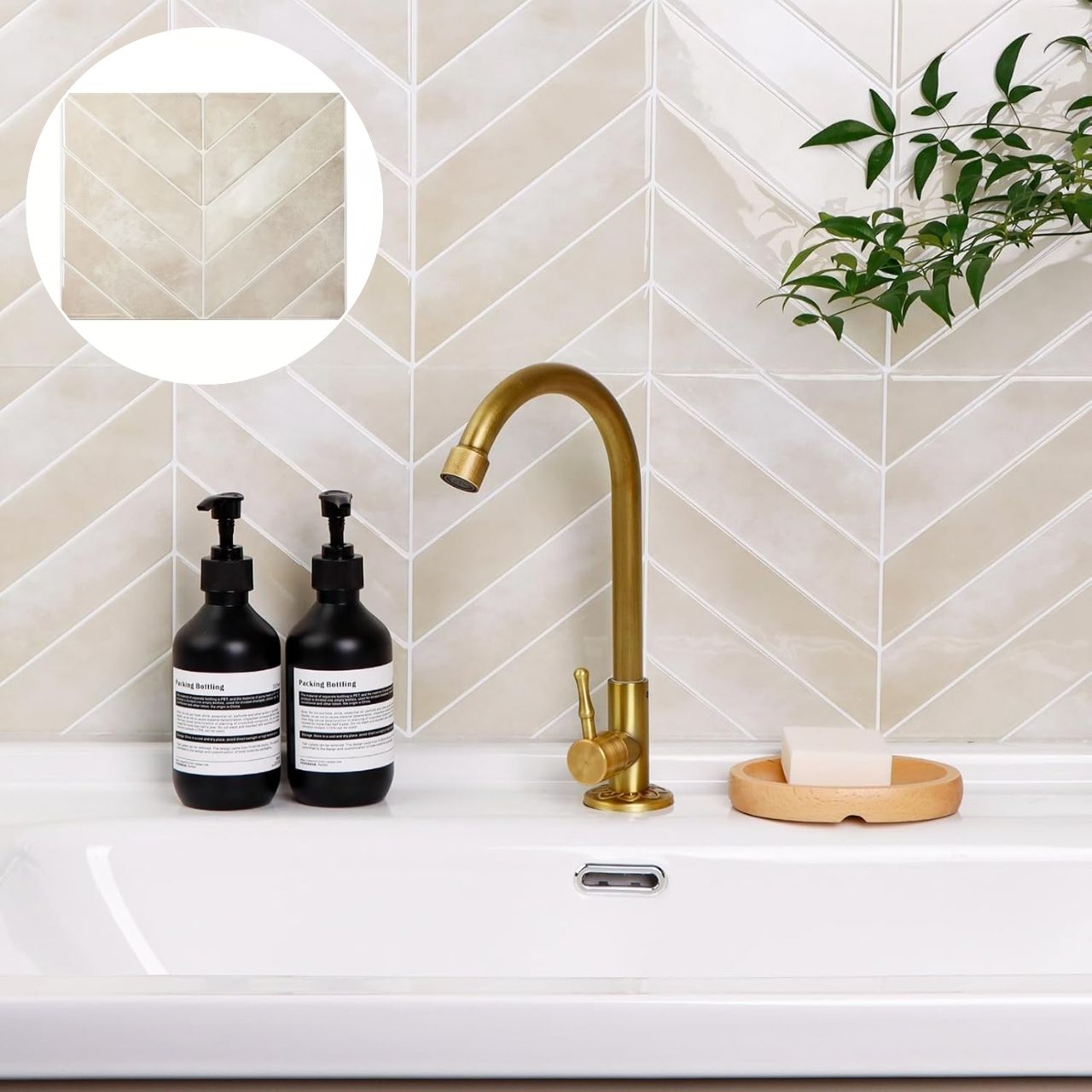 Самозалепващи се 3D стенни плочки, TileStickers - Image 8