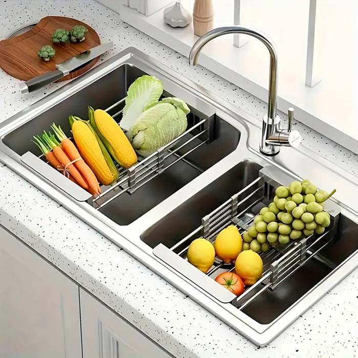 TopDrain, гъвкавият отцедник за сушене на съдове и измиване на храни - Image 8