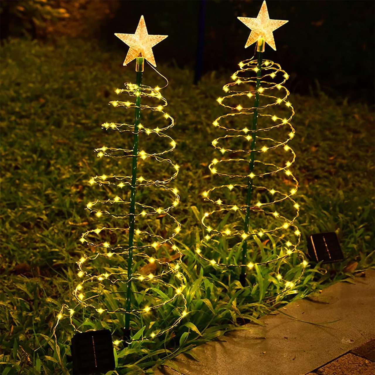 TreeSolar, коледно дърво с LED светлини, захранвани от слънчева енергия - Image 5