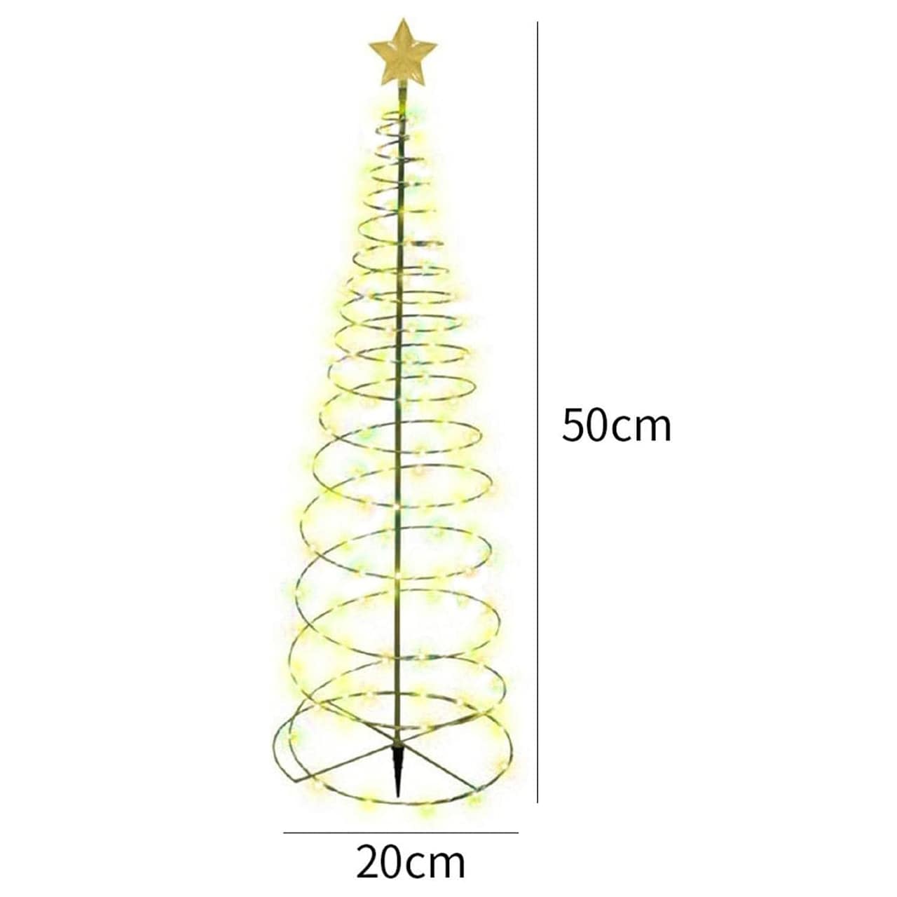 TreeSolar, коледно дърво с LED светлини, захранвани от слънчева енергия - Image 9