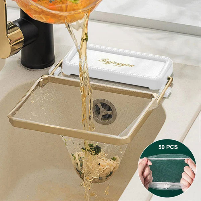 WasteStrainer, държач с мрежа за поставяне върху кухненската мивка - Image 3