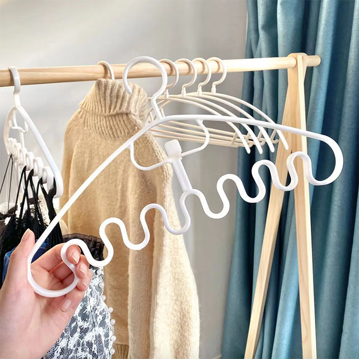 WavyHanger, закачалка за закачане на няколко предмета едновременно (10 броя) - Image 3