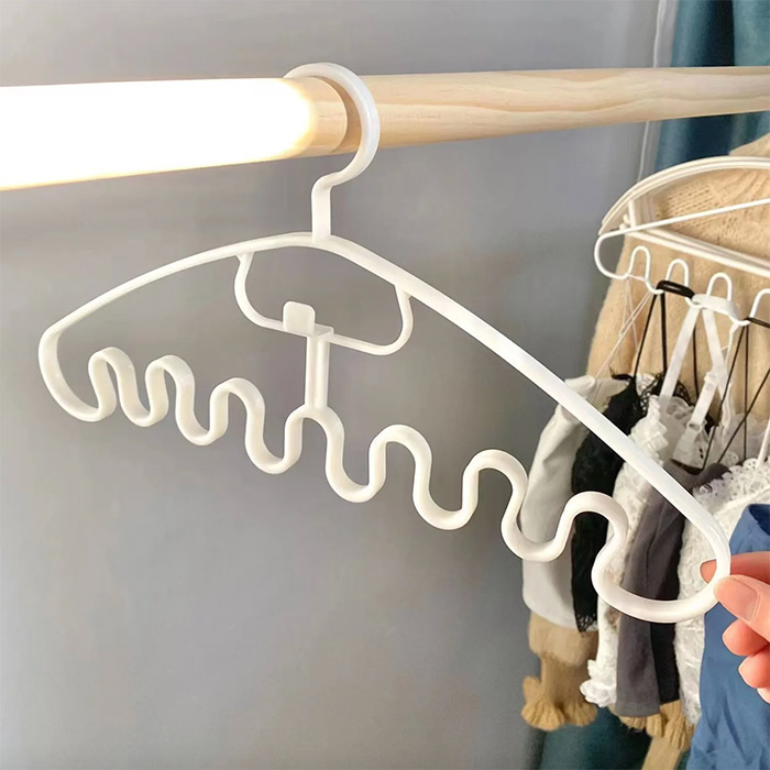 WavyHanger, закачалка за закачане на няколко предмета едновременно (10 броя) - Image 8