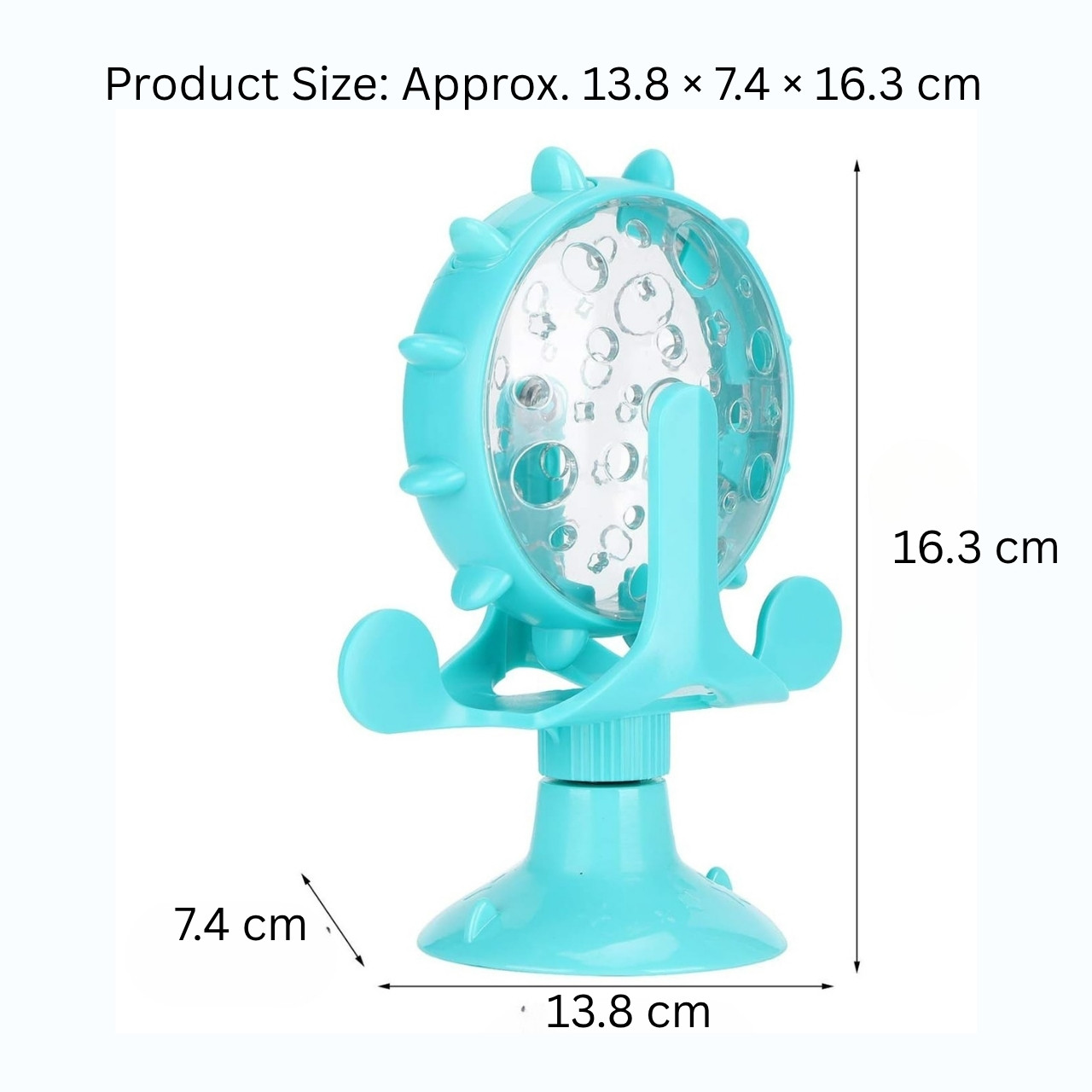 WheelToy, интерактивна въртяща се играчка за храна за котки и кучета - Image 1