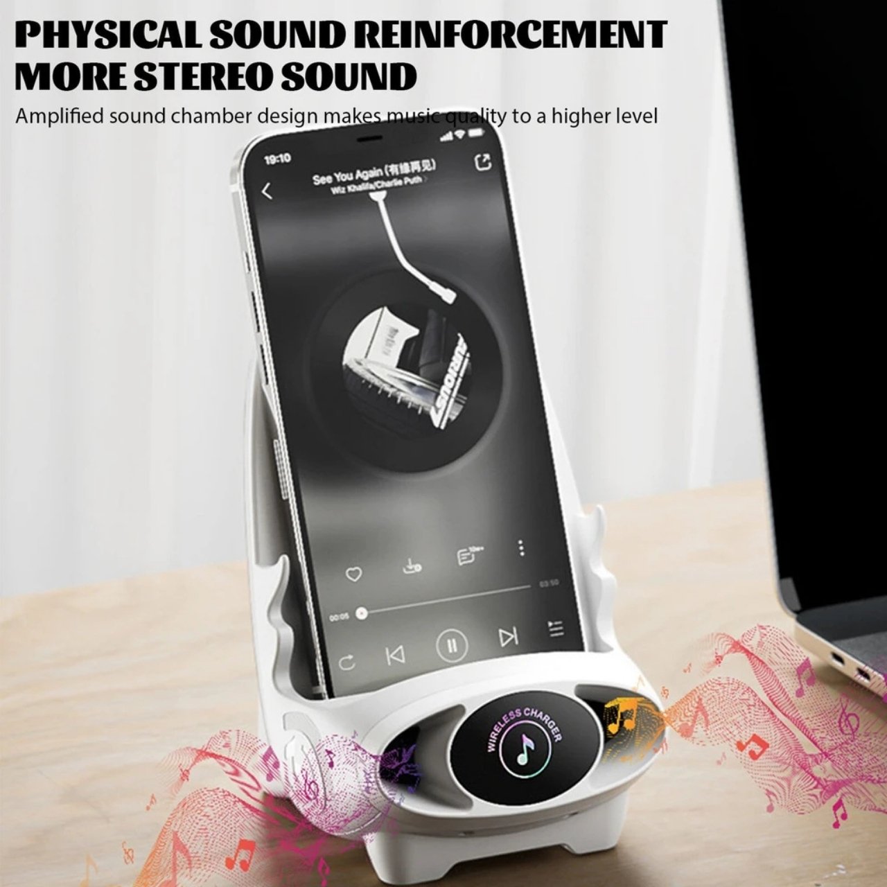 WirelessCharger, безжично бързо зарядно и държач за телефон в едно - Image 3