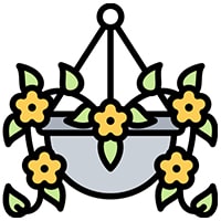 YellowFlowers, изкуствени висящи цветя с естествен вид - Image 7