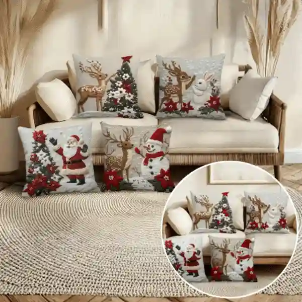 CutePillows, коледни калъфки за възглавници (4 броя) - Image 1